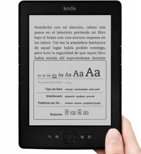 Kindle con pantalla E Ink de 6"